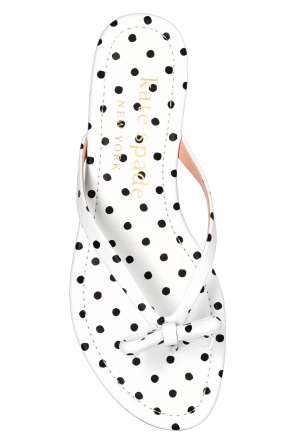 Kate spade polka dot flip flops online